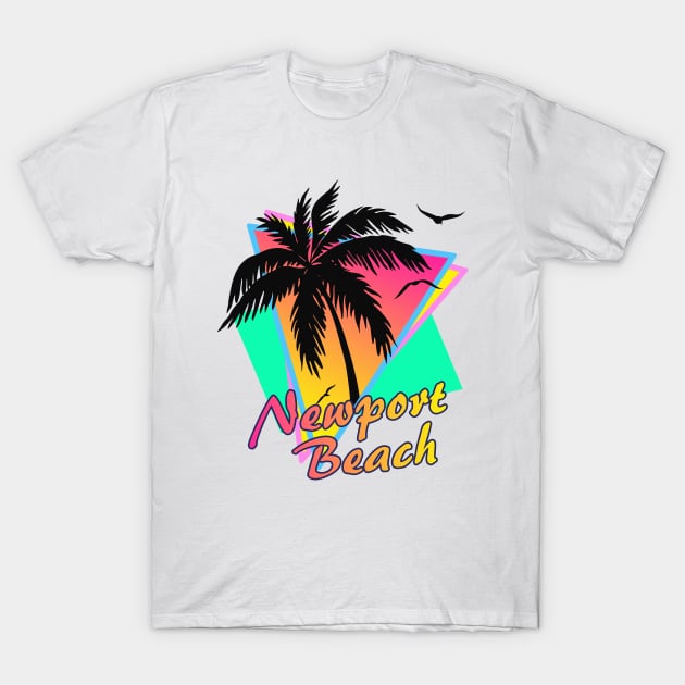 Newport Beach T-Shirt by Nerd_art